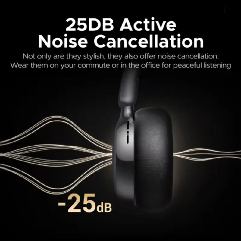 UGREEN Studio Plus Wireless Headphone Active Noise Cancelling Bluetooth 6.0 Over-ear ANC Earphone - HP207 75630 75629