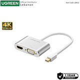 UGREEN Thunderbolt 2.0 4K Mini Display Port Male to VGA + HDMI Female Converter - MD115 20421