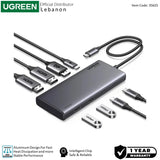 UGREEN Triple Display 8-in-1 USB-C HUB Docking Station 2x USB + 2 USB-C + DP + 2x HDMI + PD Port - CM639 35625