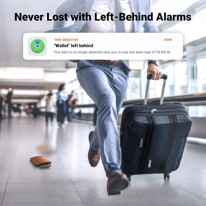 UGREEN Ultra-Slim Bluetooth Tracker for Wallets & Keys - Apple Find My Certified, Waterproof & Rechargeable - CM817 45298