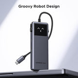 UGREEN Uno 6-in-1 USB-C Hub, HDMI 4K@60Hz, 10Gbps Durable Aluminum Alloy Design with LED Emoji Status Display - CM888 35998