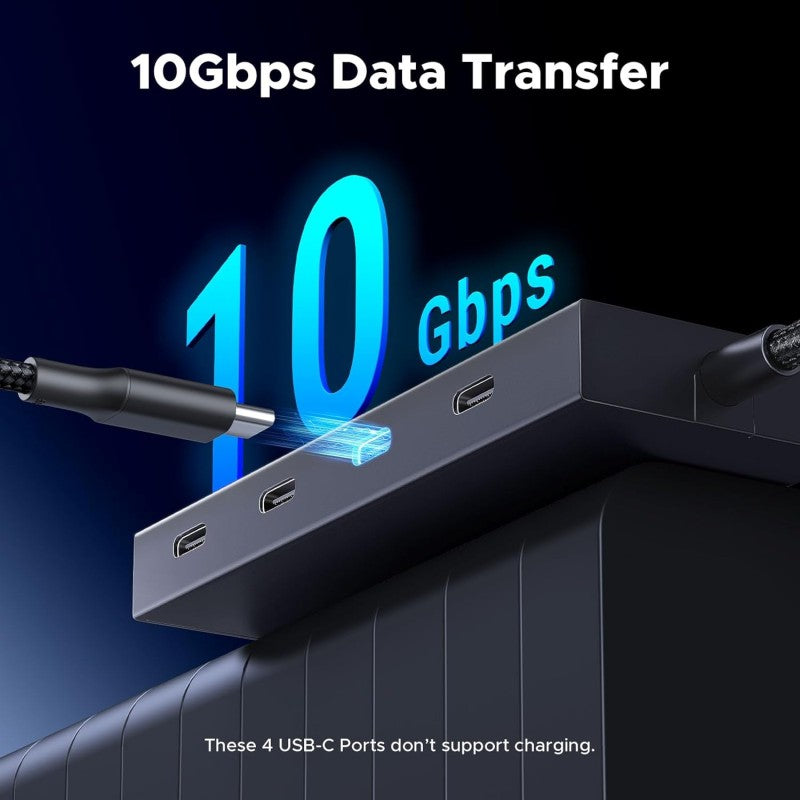 UGREEN USB-C Hub with 4 USB-C 3.2 Ports, Power Delivery, Up to 10Gbps Transfer Speed - CM806 55334