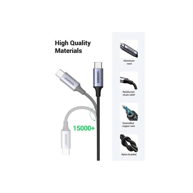UGREEN USB-C MALE to 3.5MM Audio Cable 1M, Hi-Fi Sound Quality - CM450 20192