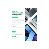 UGREEN USB-C MALE to 3.5MM Audio Cable 1M, Hi-Fi Sound Quality - CM450 20192
