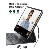 UGREEN USB-C MALE to 3.5MM Female Audio Adapter 24bit/96kHz HiFi DAC Sound Quality - AV161 50631