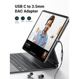 UGREEN USB-C MALE to 3.5MM Female Audio Adapter 24bit/96kHz HiFi DAC Sound Quality - AV161 80154