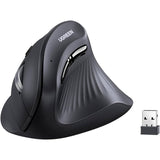 UGREEN Vertical Mouse, Dual Mode Bluetooth & Wireless Mouse, Silent Click, 4000DPI - MU008 25444 45759
