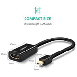 UGRREN Thunderbolt 2.0 4K Mini Display Port Male to HDMI Female Converter - MD112 40360