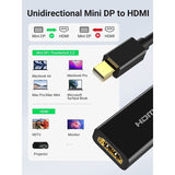 UGRREN Thunderbolt 2.0 4K Mini Display Port Male to HDMI Female Converter - MD112 40360